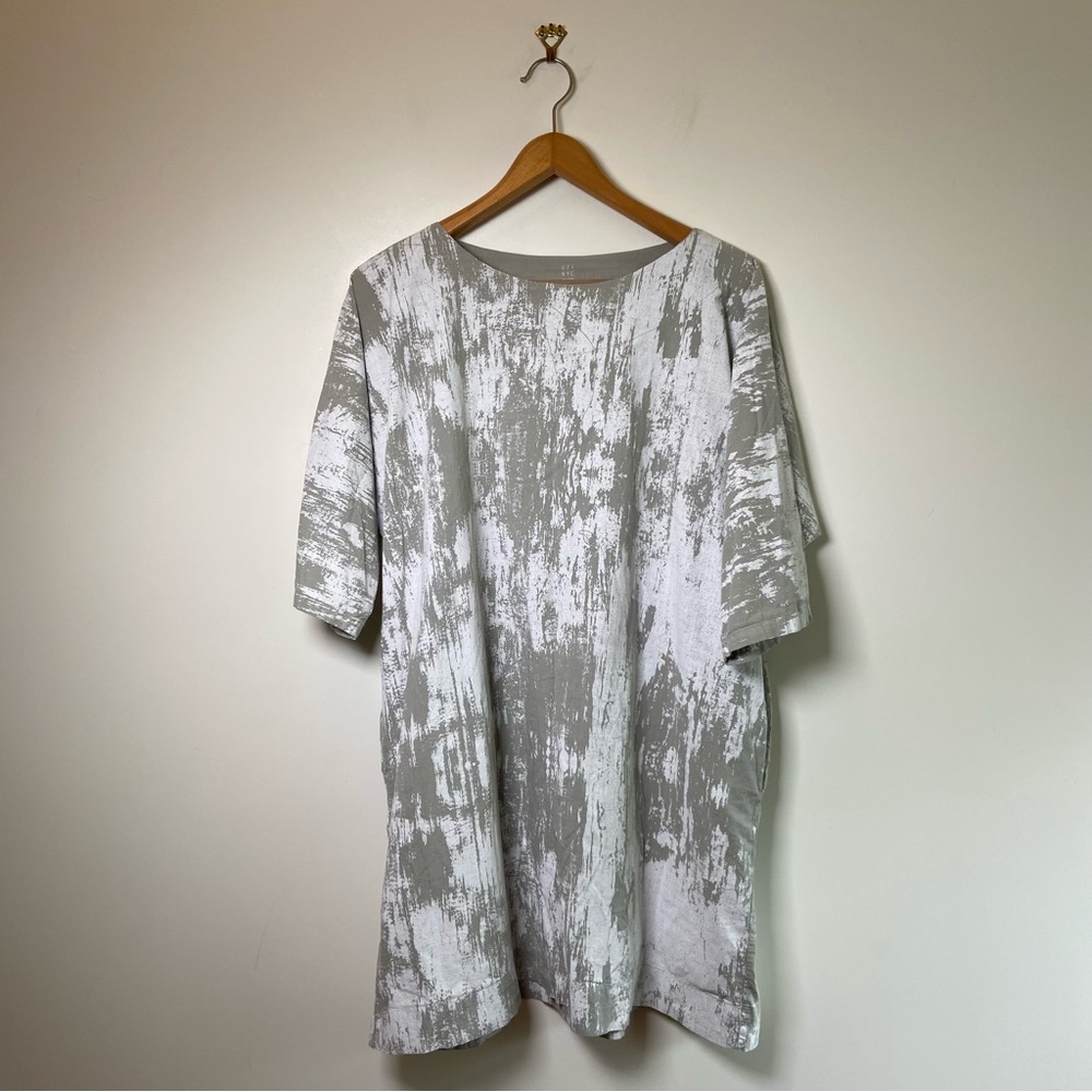 Gray Abstract Mini Dress - Picture 2 of 11